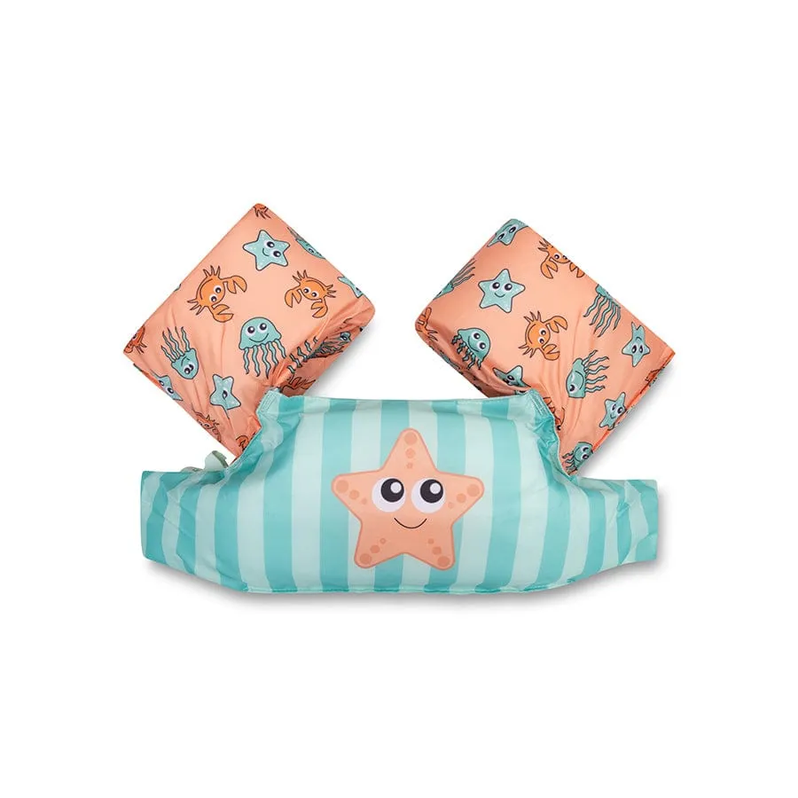 Animal Bands | Green/Pink Puddle Jumper 2-6 years
