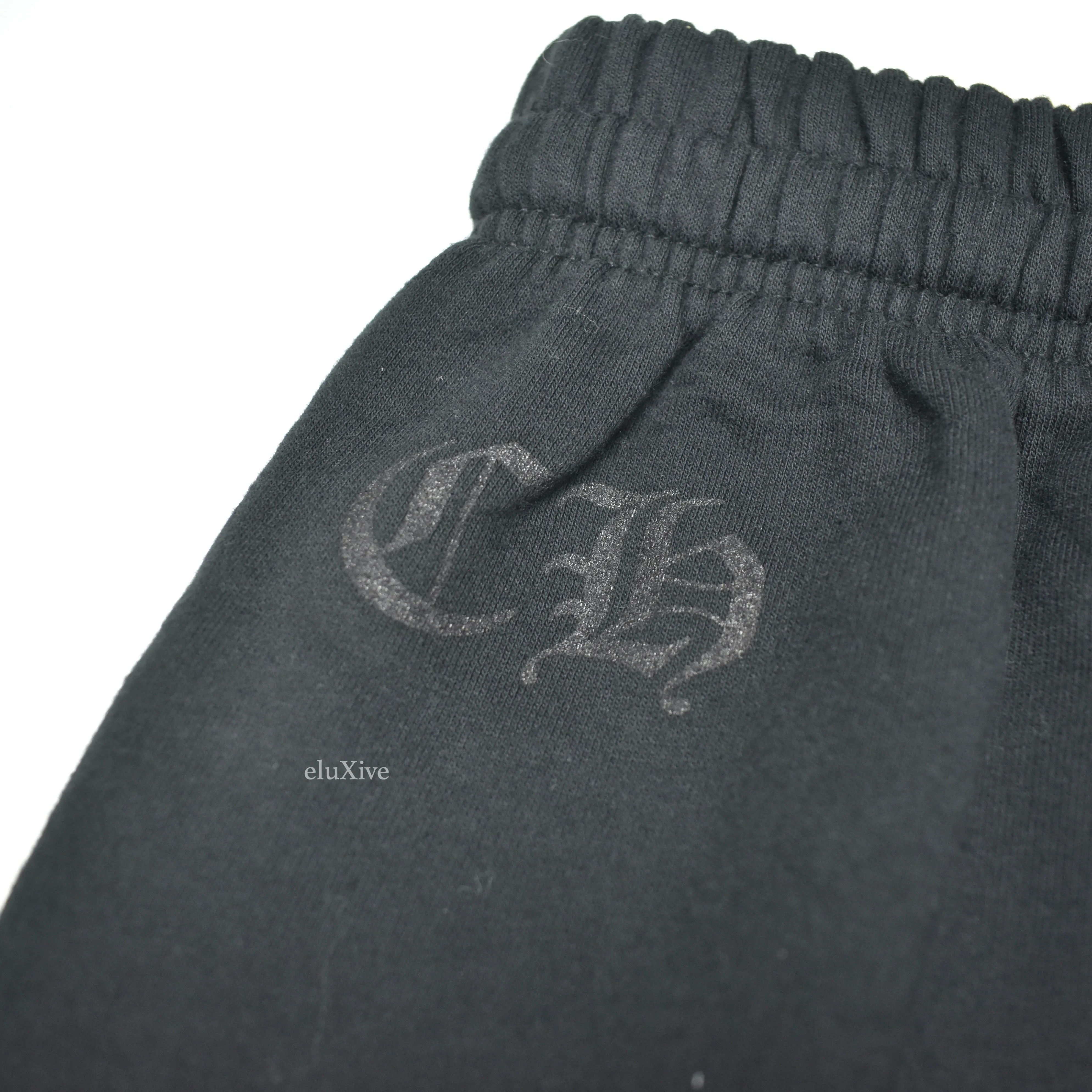 Chrome Hearts - Black Logo Print Sweatpants