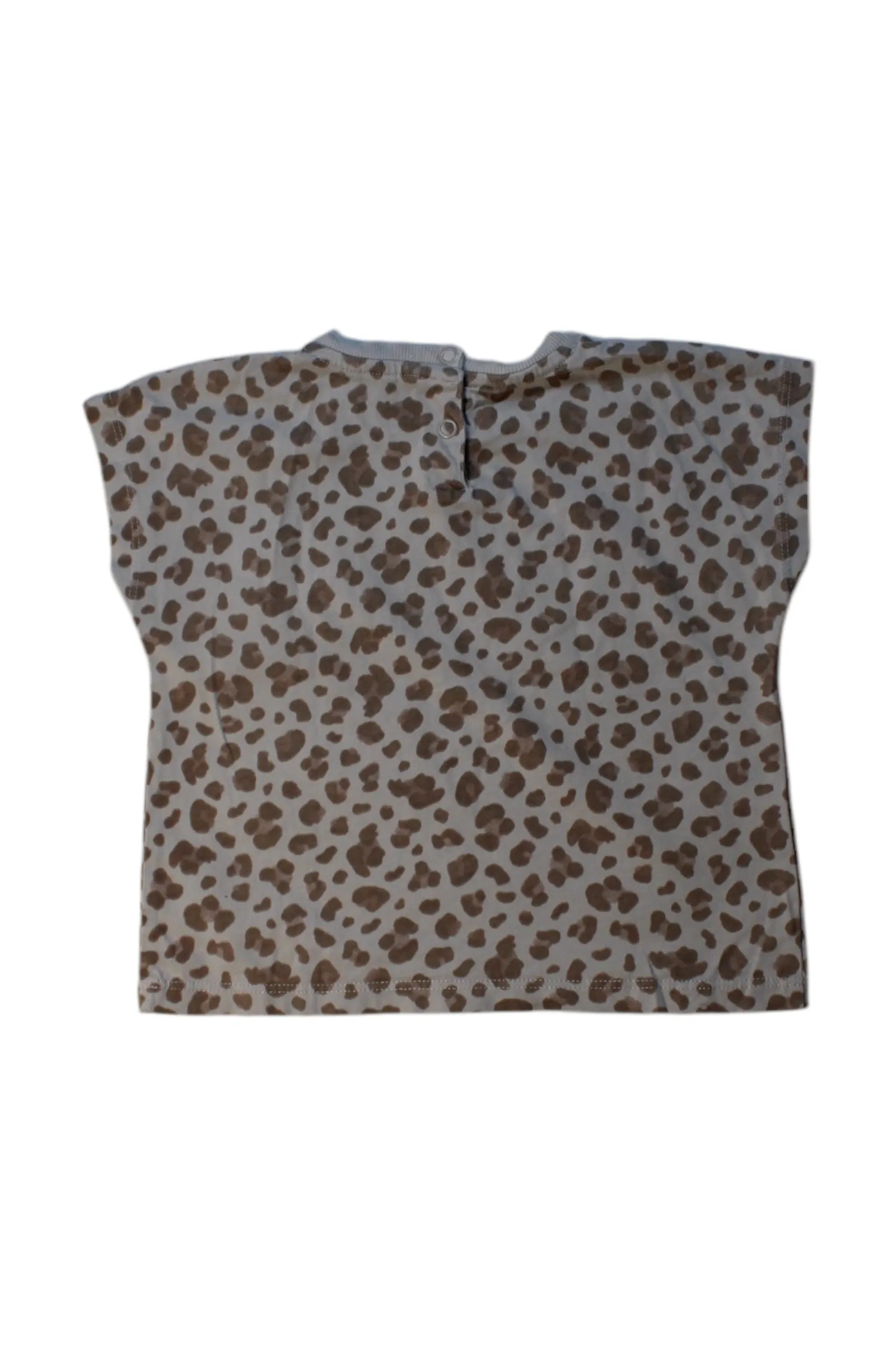 Country Road Leopard Print Short Sleeve Top 12-18M