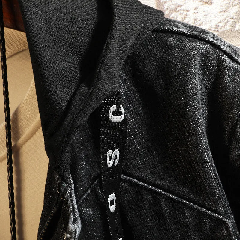 Denim Jackets - Solid Color Denim Jacket Series Casual Denim Jacket Super Cool Denim Jacket