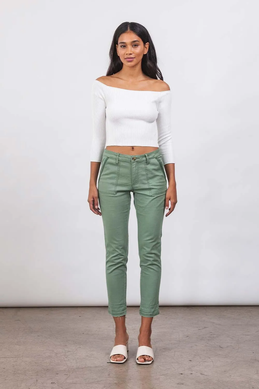 EVERYDAY STRETCH TWILL PANTS - HEDGE GREEN