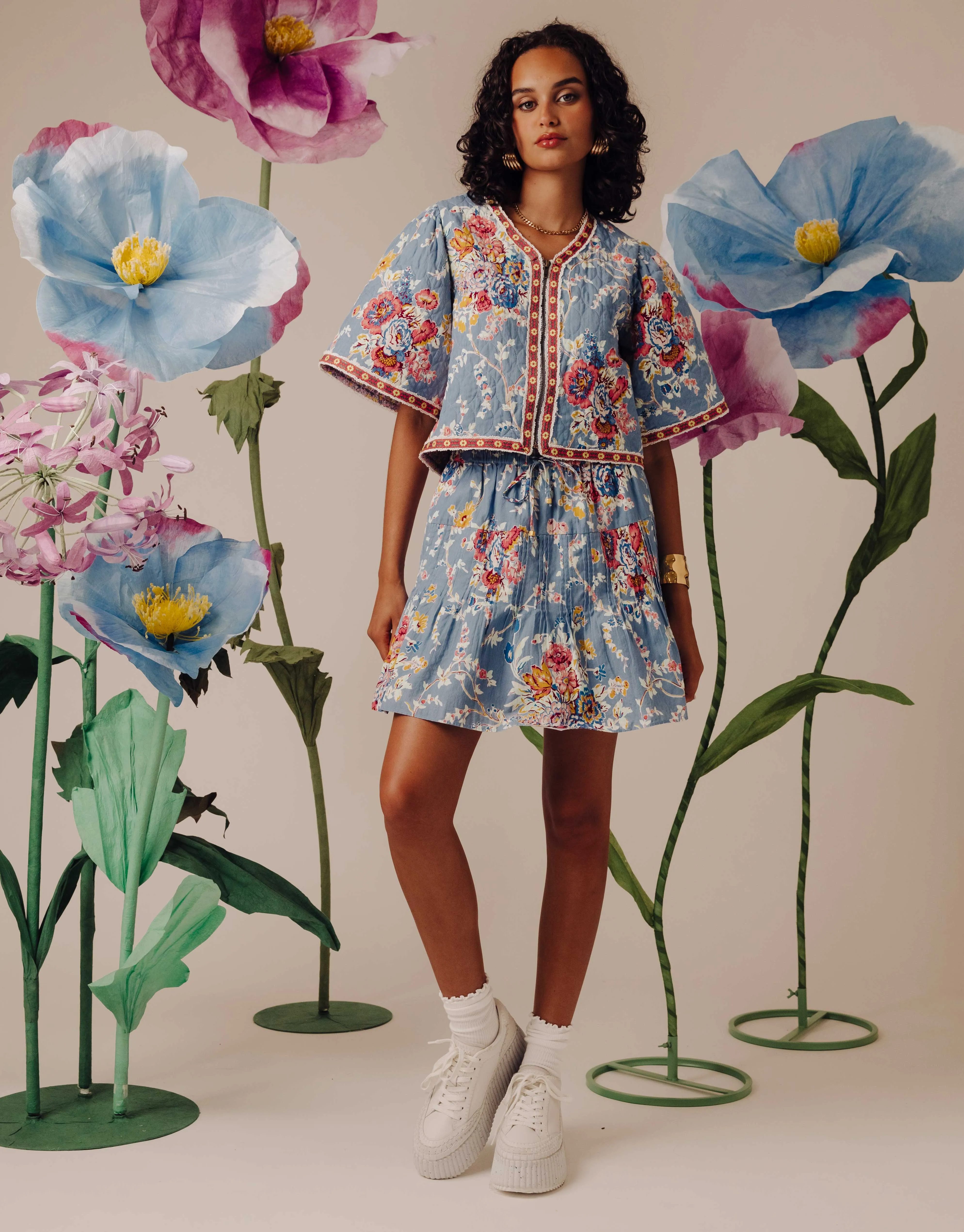 GARDINA JACKET IN POWERSCOURT GARDEN FLORAL