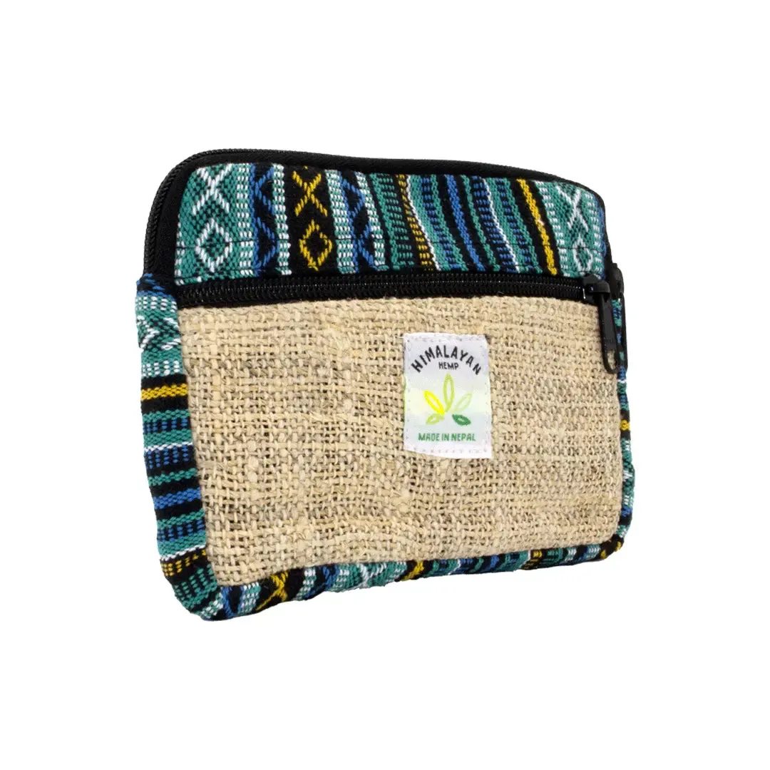 Hemp Double Zipper Pouch