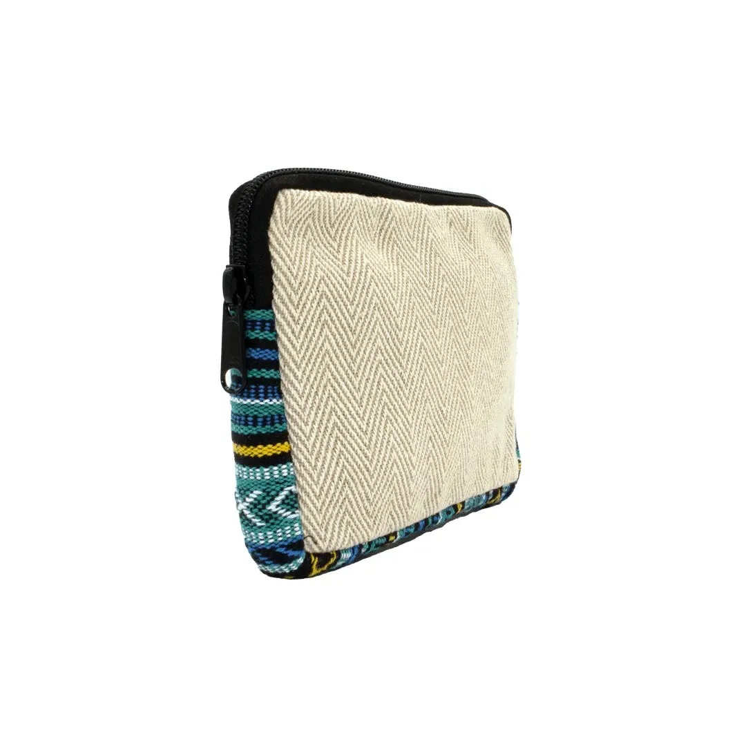 Hemp Double Zipper Pouch