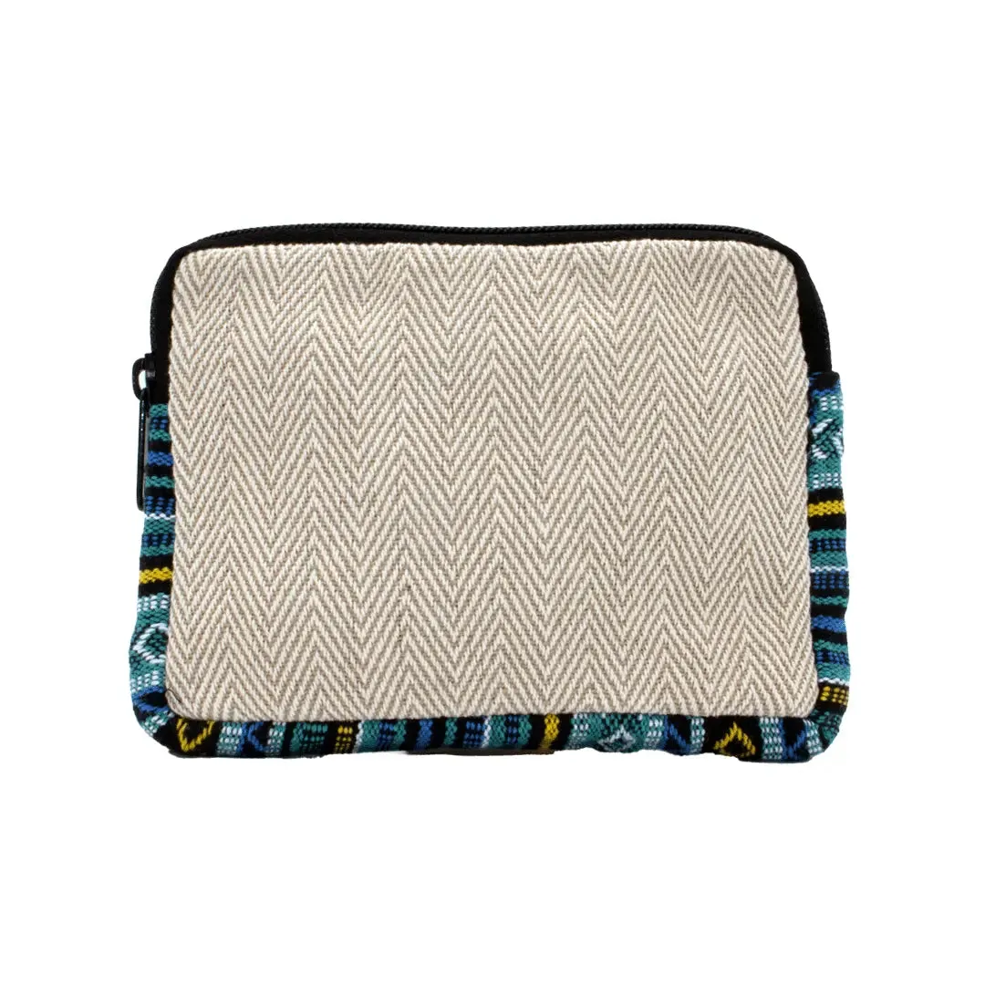 Hemp Double Zipper Pouch