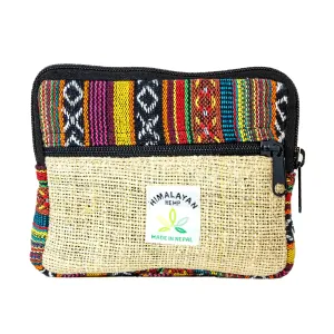 Hemp Double Zipper Pouch