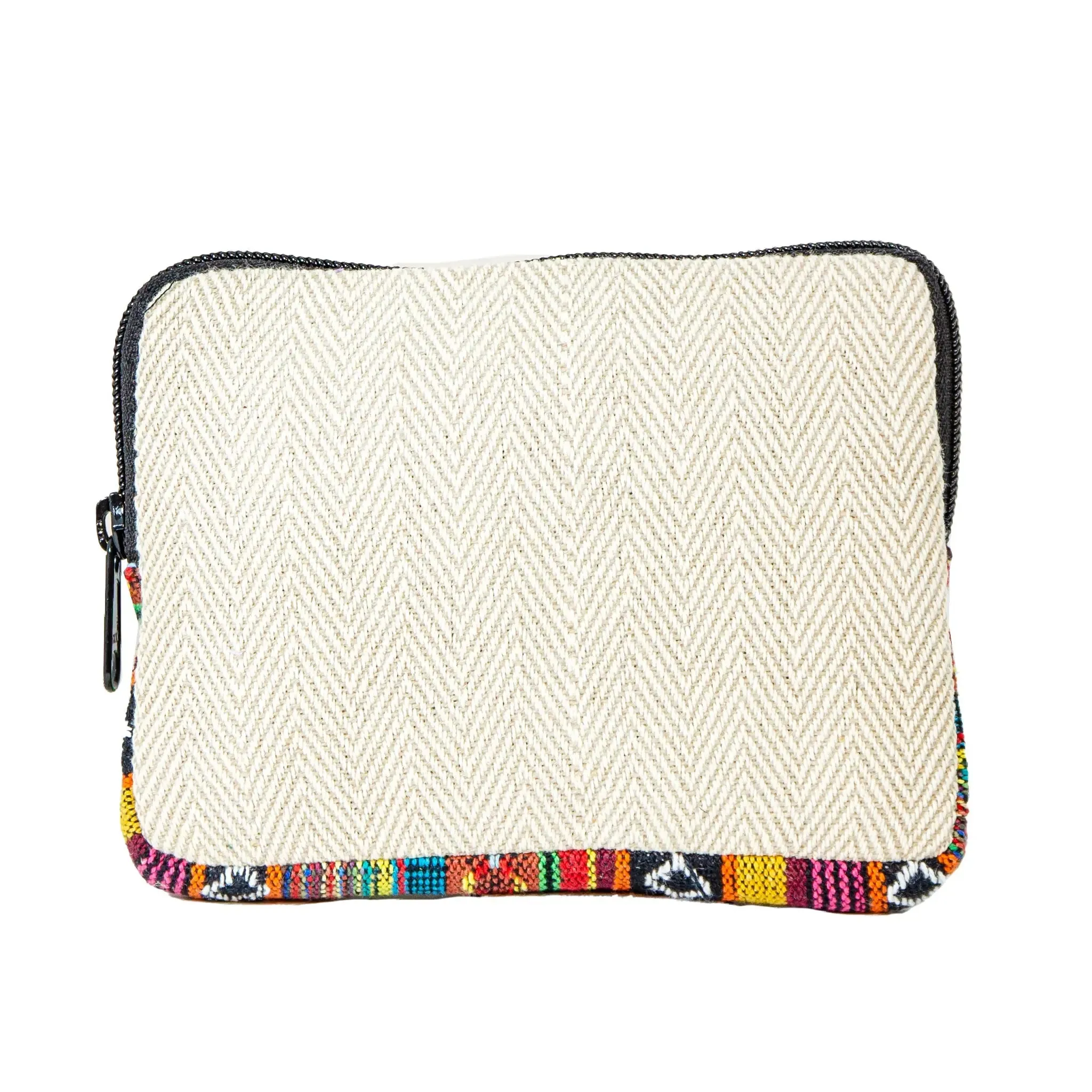 Hemp Double Zipper Pouch