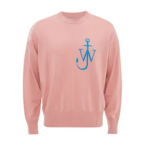 JW ANDERSON Anchor Crewneck Jumper - Pink