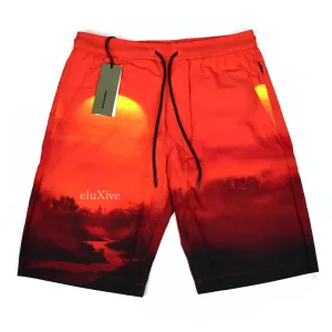 Maharishi - Apocalypse Now Sunset Print Track Shorts