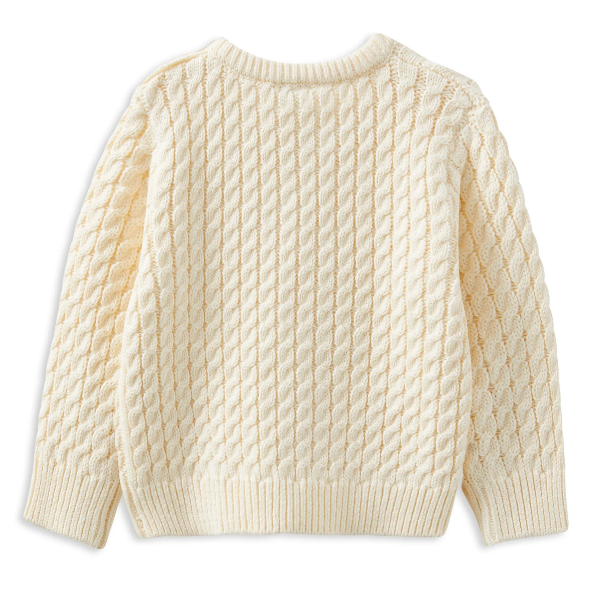 Milky Natural Cable Knit Jumper