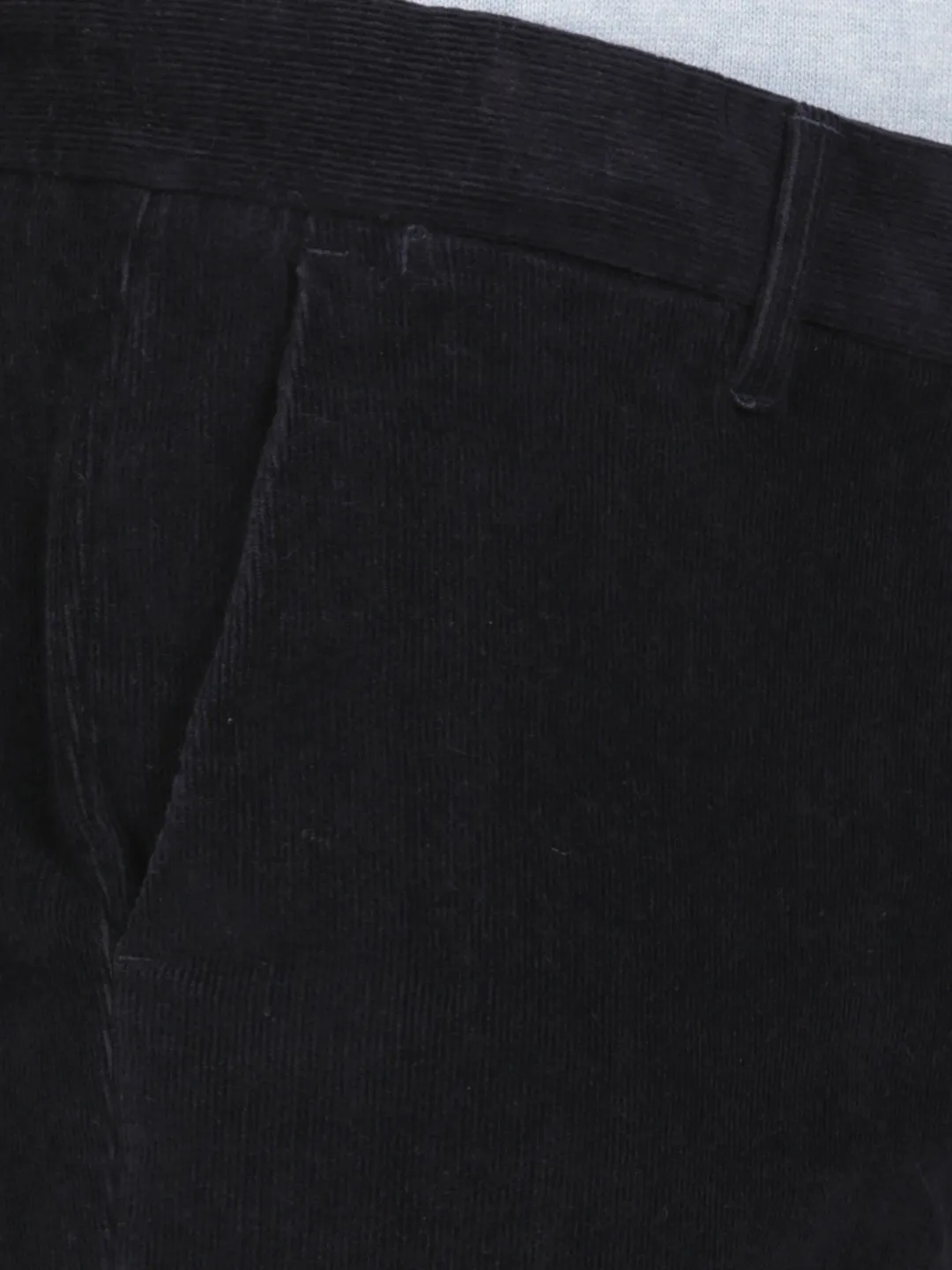 Navy Corduroy Stretch Chino Pants