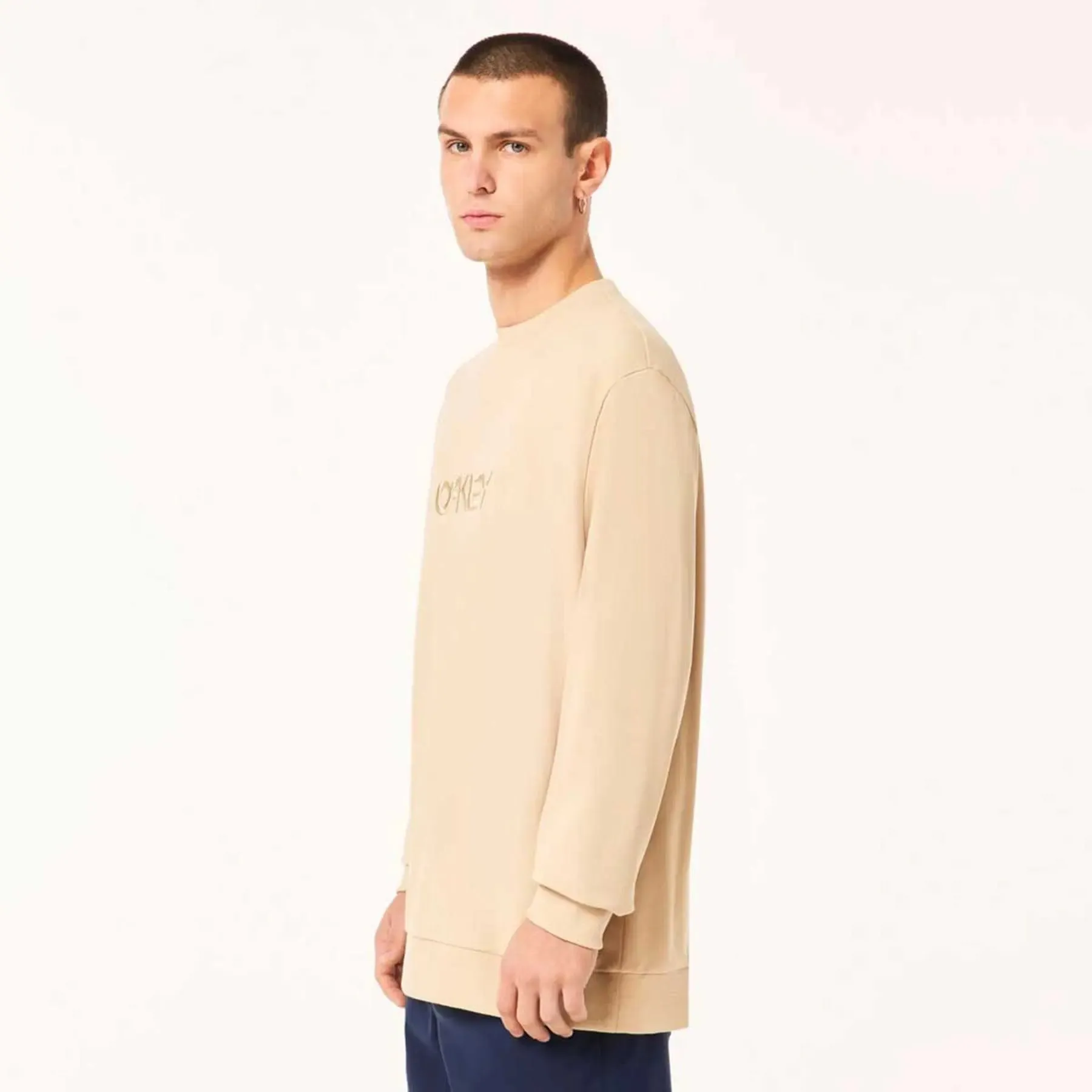 Oakley Men's Embroidered B1B Crew Sweatshirt - Hummus