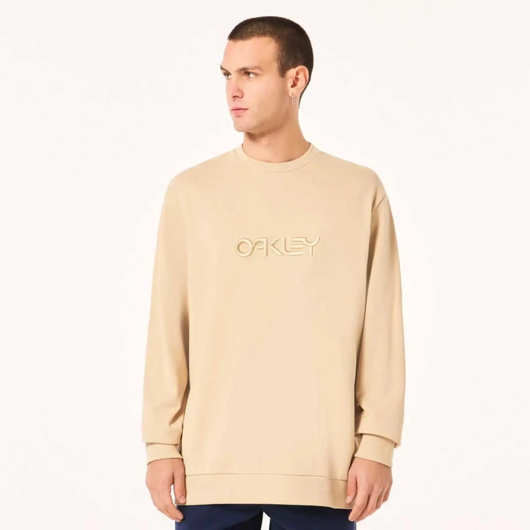 Oakley Men's Embroidered B1B Crew Sweatshirt - Hummus