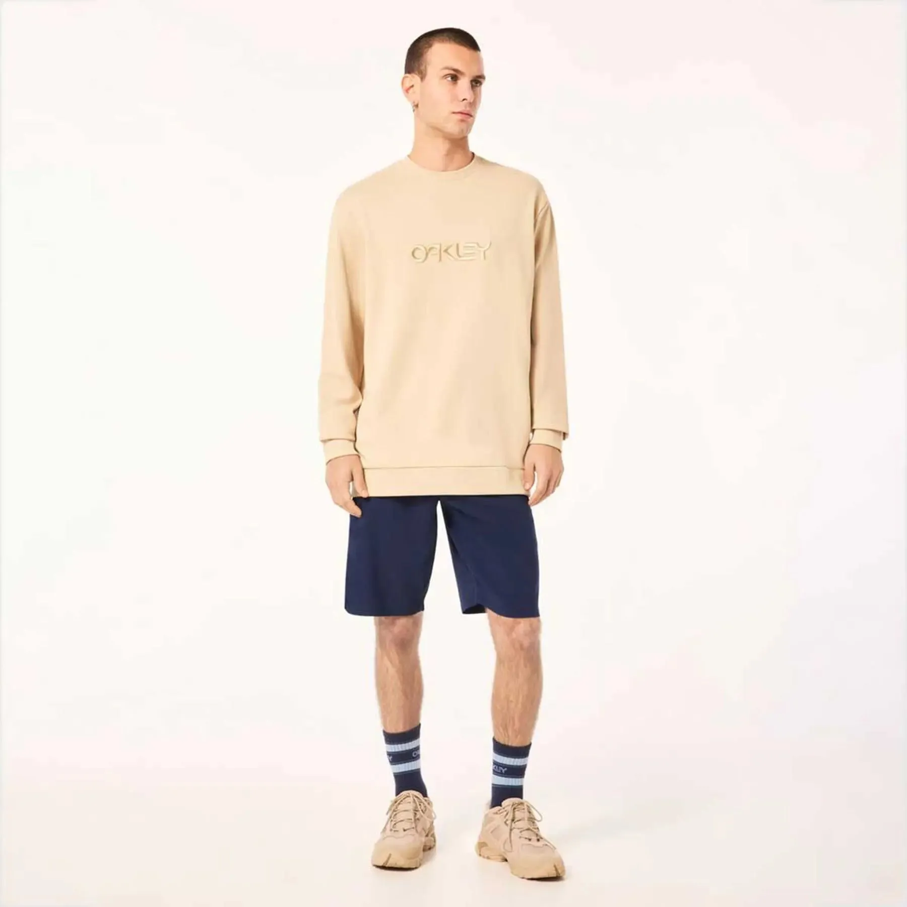 Oakley Men's Embroidered B1B Crew Sweatshirt - Hummus