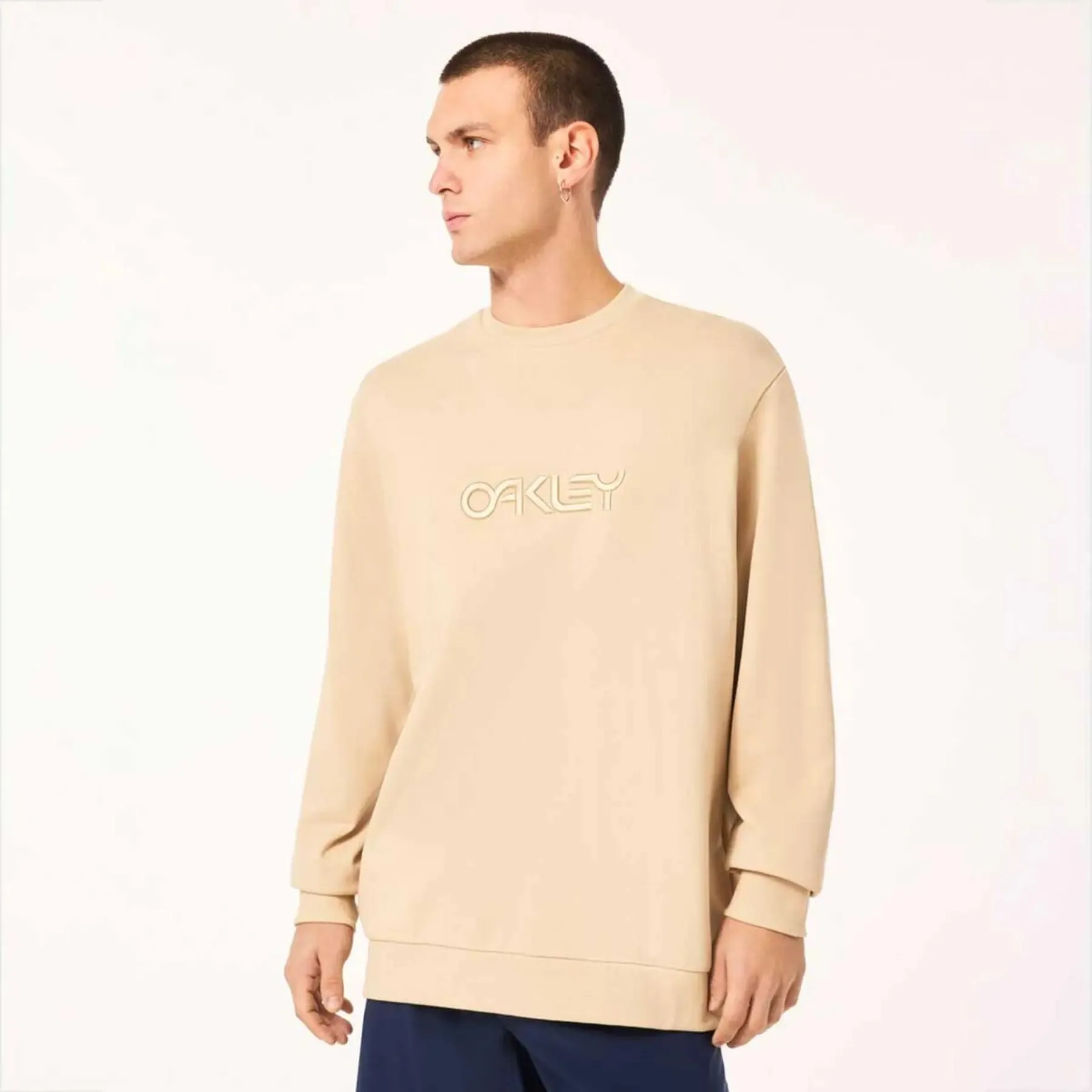Oakley Men's Embroidered B1B Crew Sweatshirt - Hummus