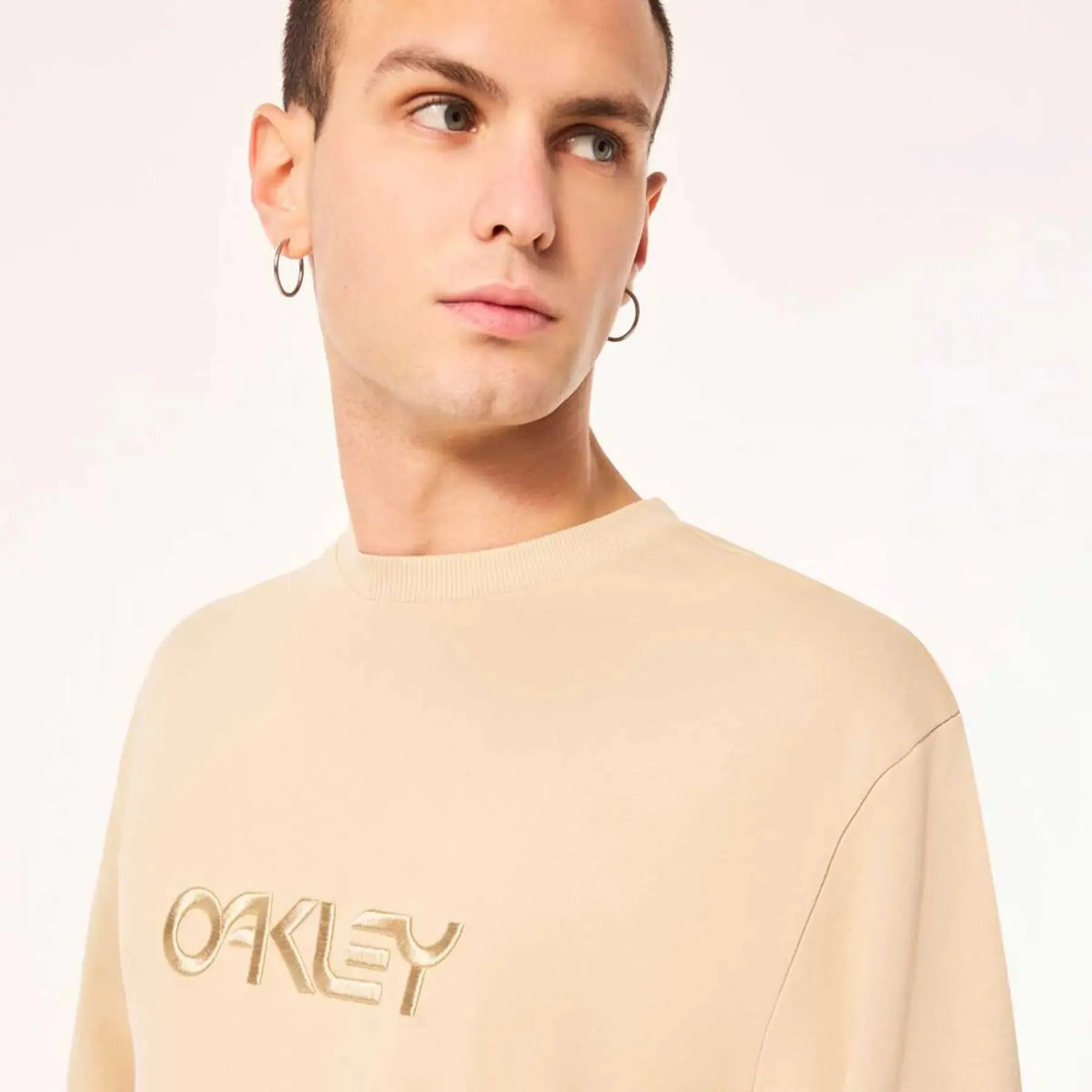 Oakley Men's Embroidered B1B Crew Sweatshirt - Hummus