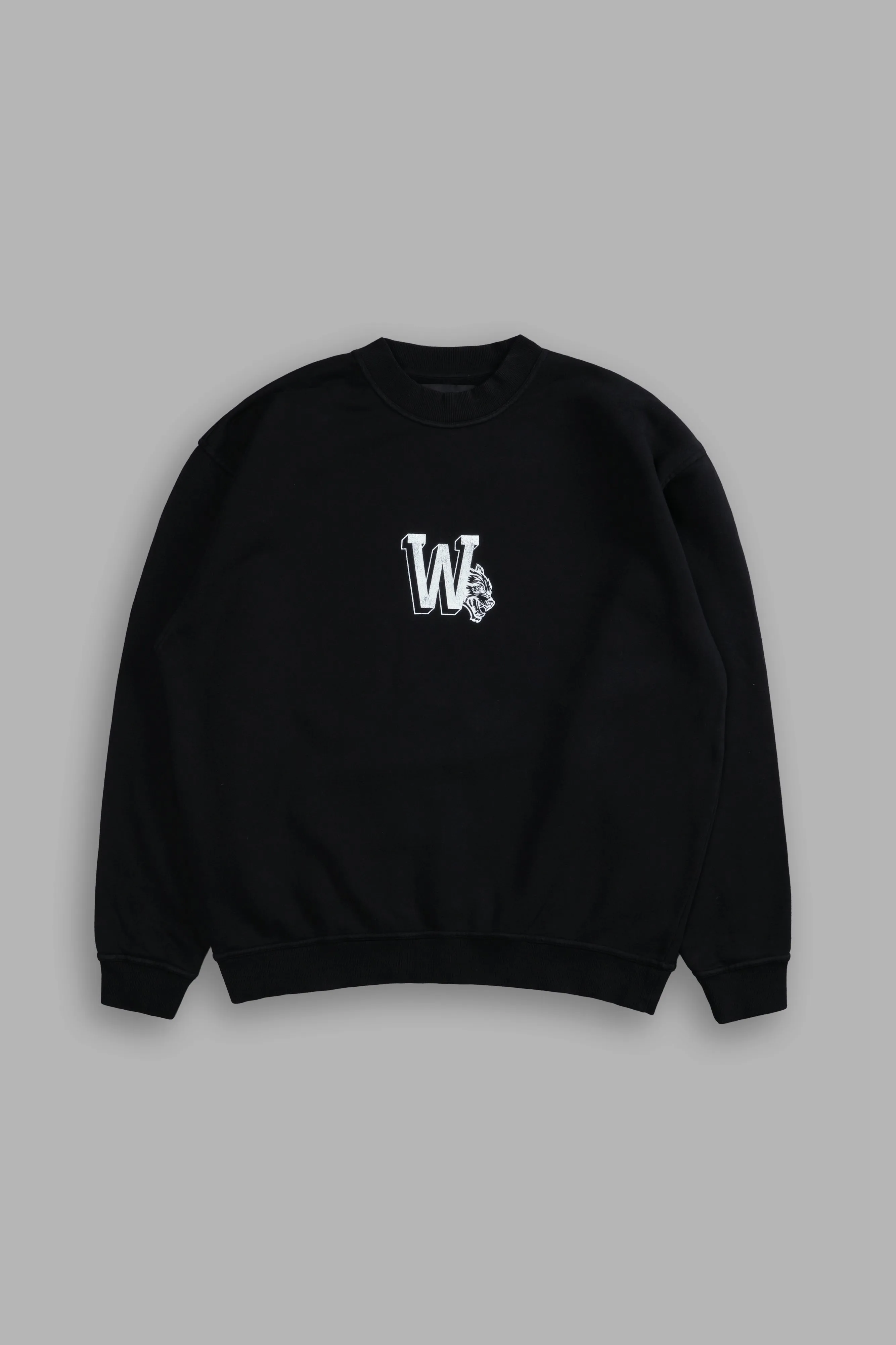 Our Stamp Cornell Crewneck in Black