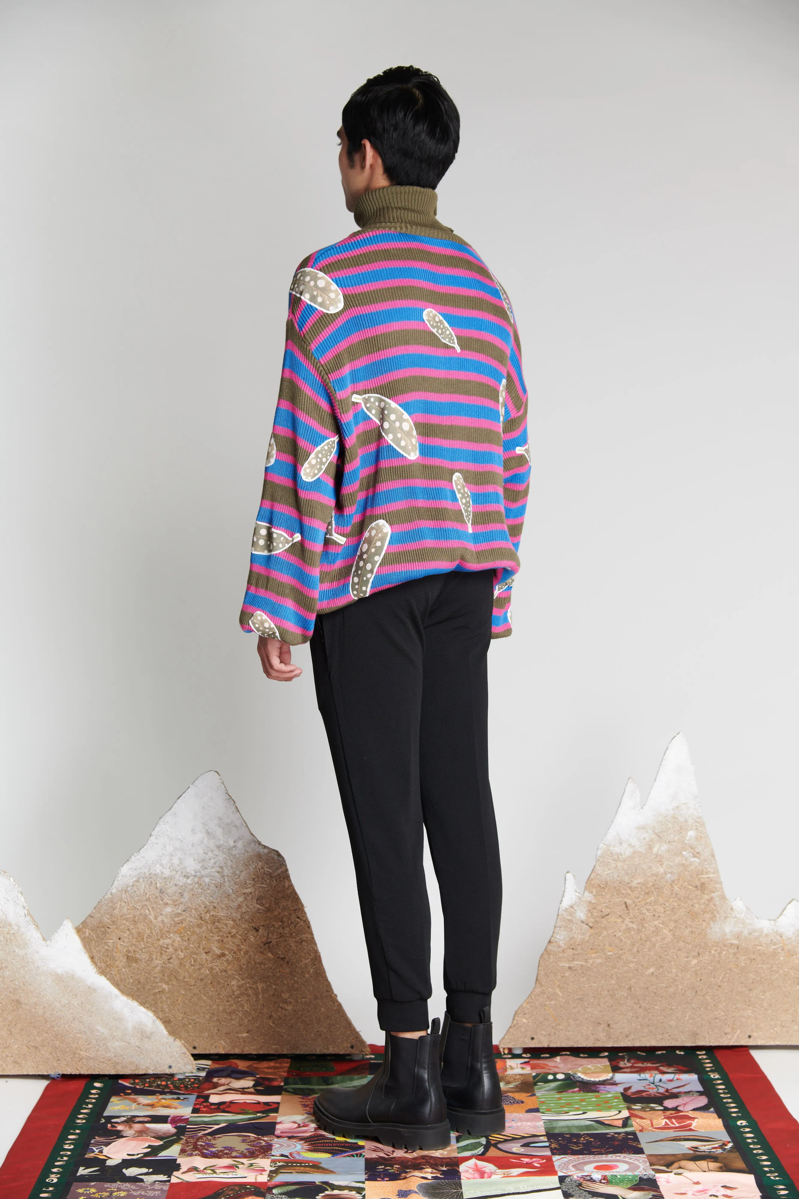 Oversized Striped Jumper