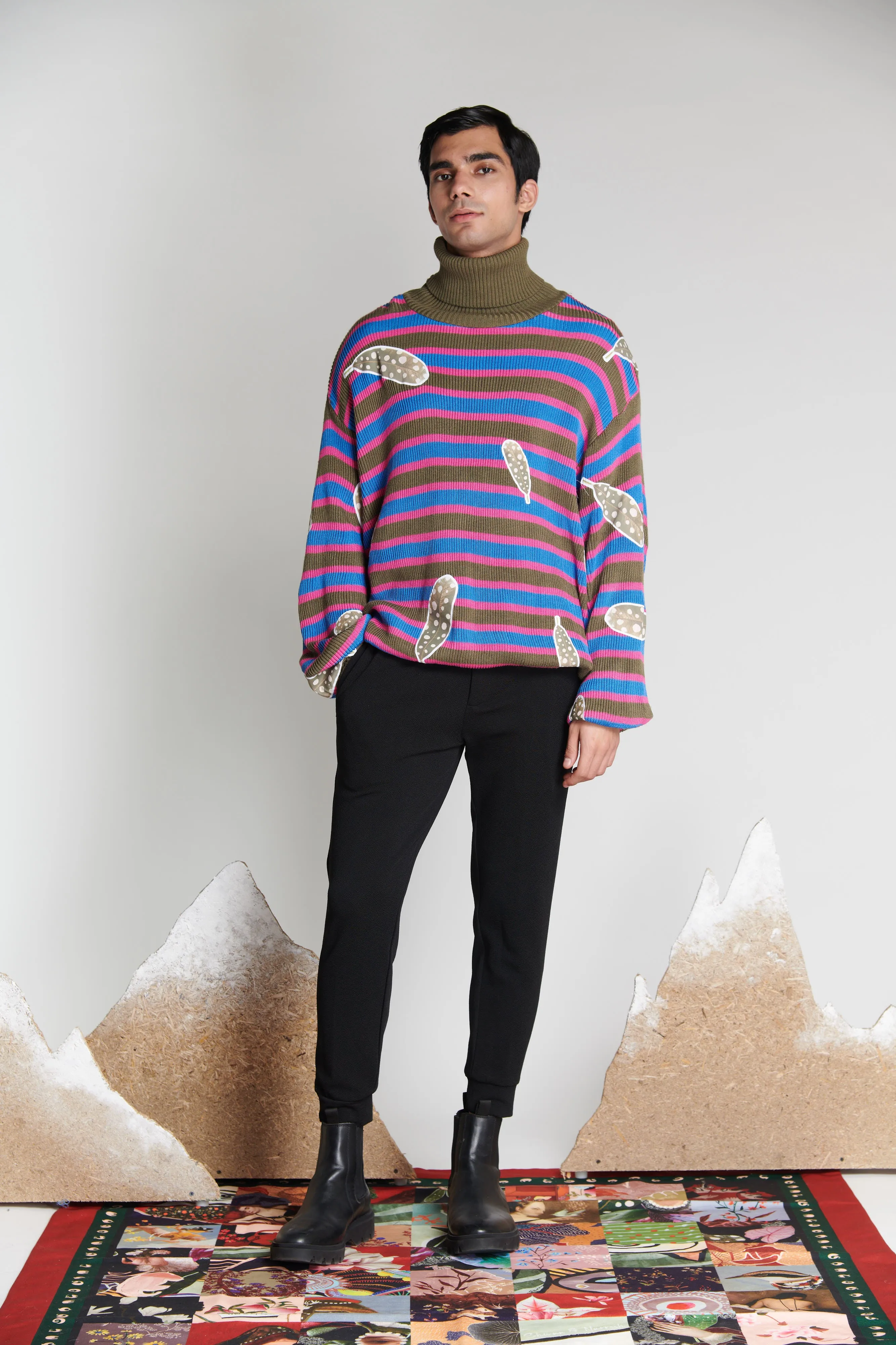 Oversized Striped Jumper