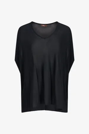 Oversized V-Neck Blouse | Ema&Carla