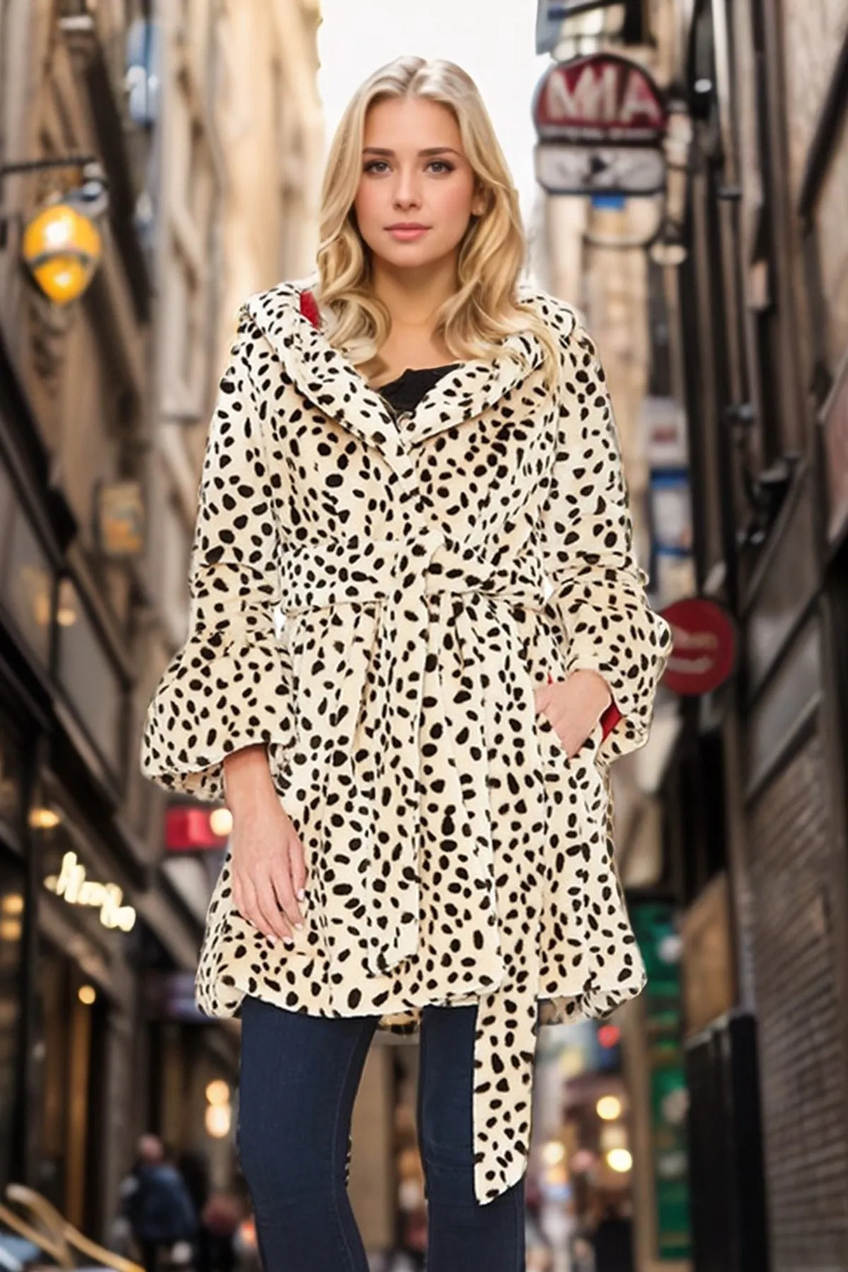 Pre-order: LEOPARD COAT (TAUPE)- CVJ1960