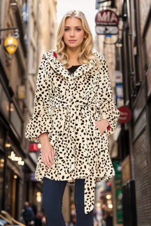 Pre-order: LEOPARD COAT (TAUPE)- CVJ1960