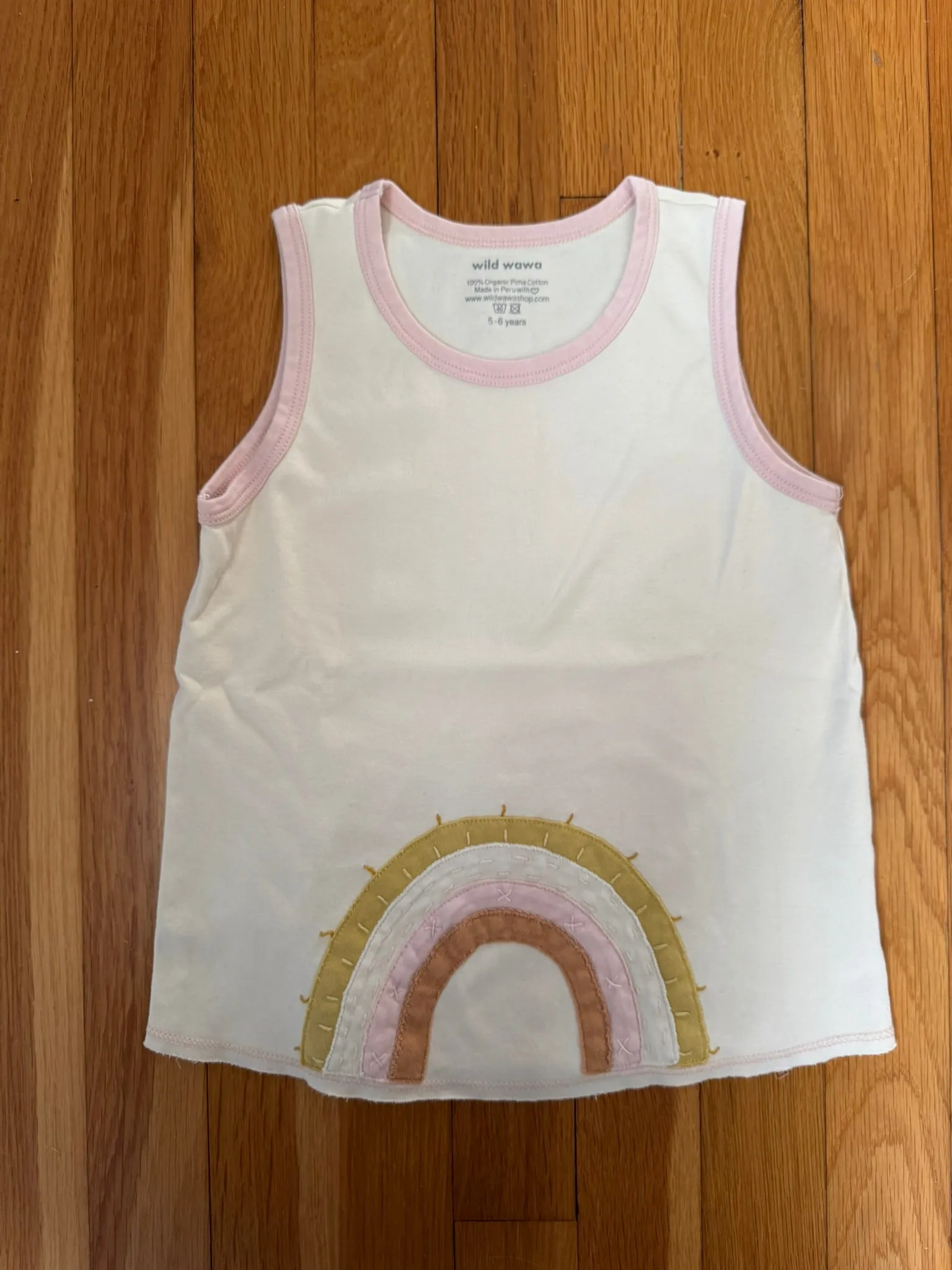 PRELVDRainbow Top - 5-6y