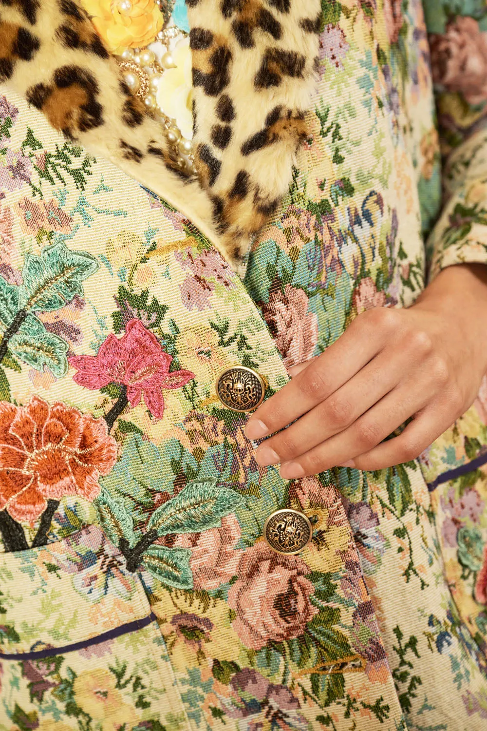 Remember The Time Jacquard Coat