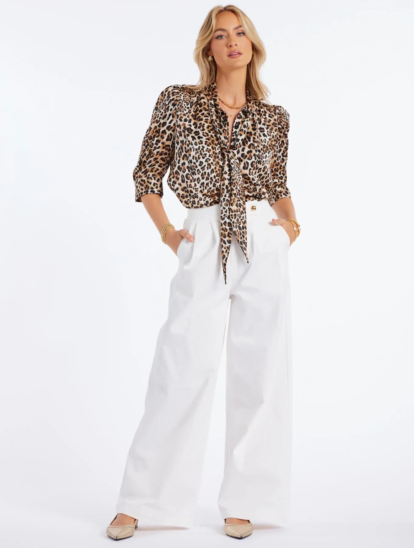 Remi Tie Neck Top
