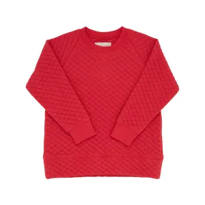 Richmond Red Cassidy Comfy Crewneck - Quilted