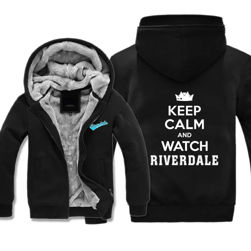Riverdale Jackets - Solid Color Riverdale TV Series Fleece Jacket