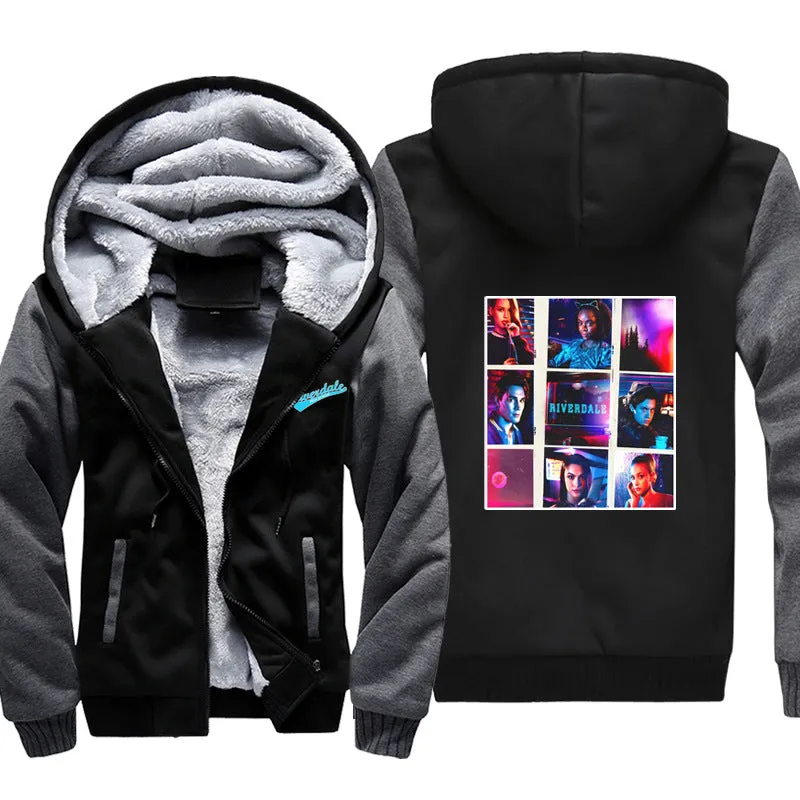 Riverdale Jackets - Solid Color Riverdale Video Icon Fleece Jacket