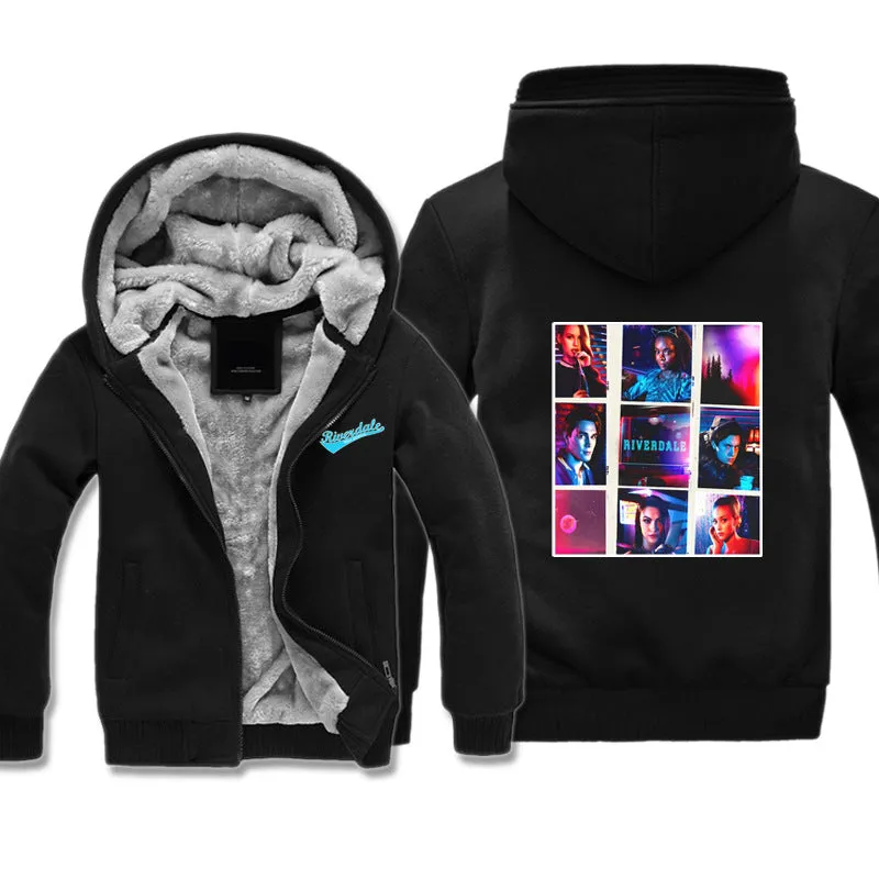 Riverdale Jackets - Solid Color Riverdale Video Icon Fleece Jacket