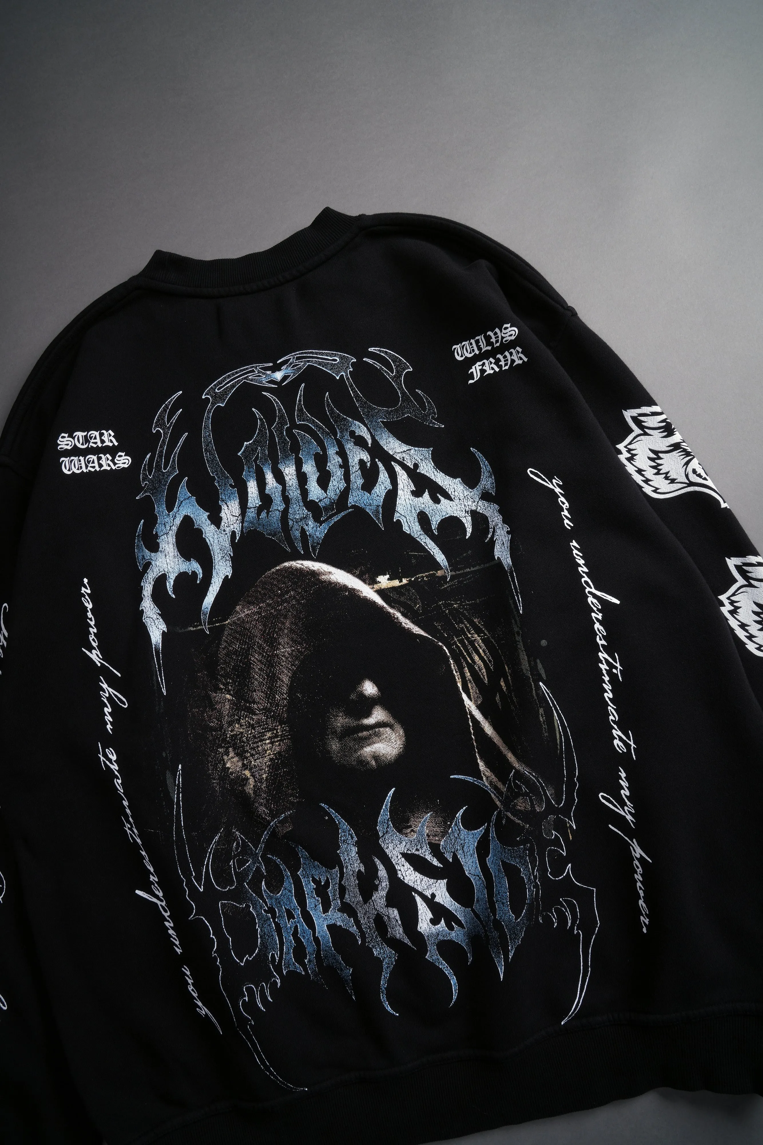 Rule The Galaxy London Crewneck in Black