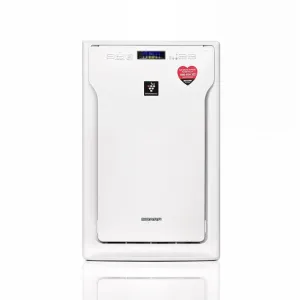 SHARP Air Purifier FP-A80M-W I Multi-Stage Purification with HEPA Carbon Pre-filter & Plasmacluster I Cover: 680 ft² (White)