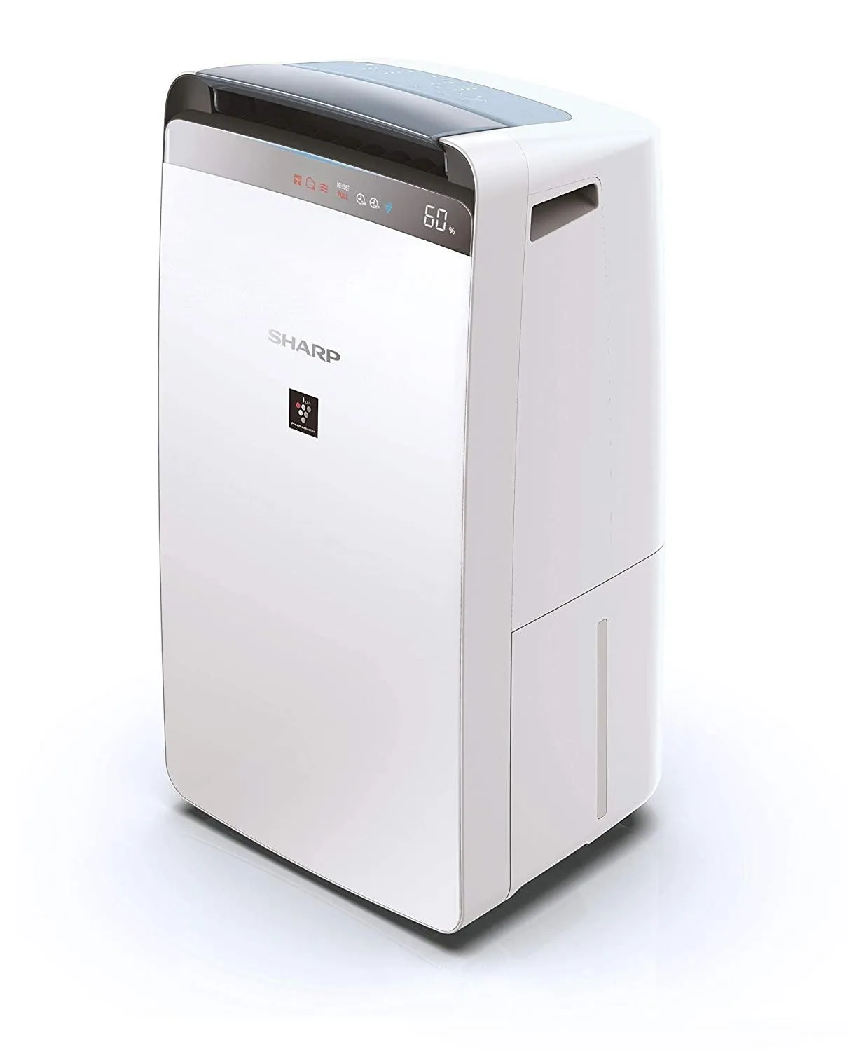 SHARP DW-J20FM-W-DE Air Purifier & Dehumidifier – 20L/Day Moisture Removal, Plasmacluster Tech, HEPA Filter, Covers 550 Sq. Ft.
