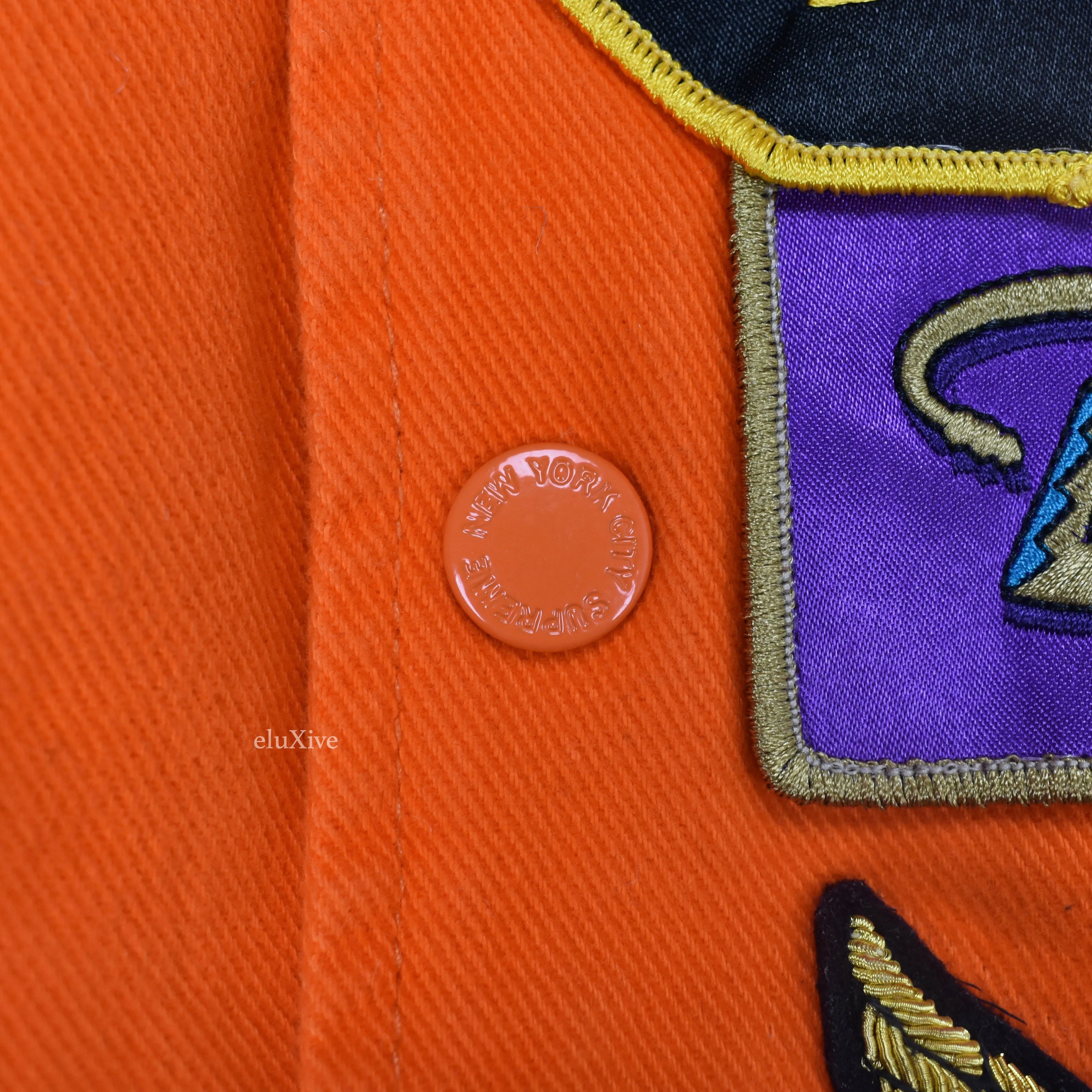 Supreme x New Era - MLB Patch Logo Varsity Jacket