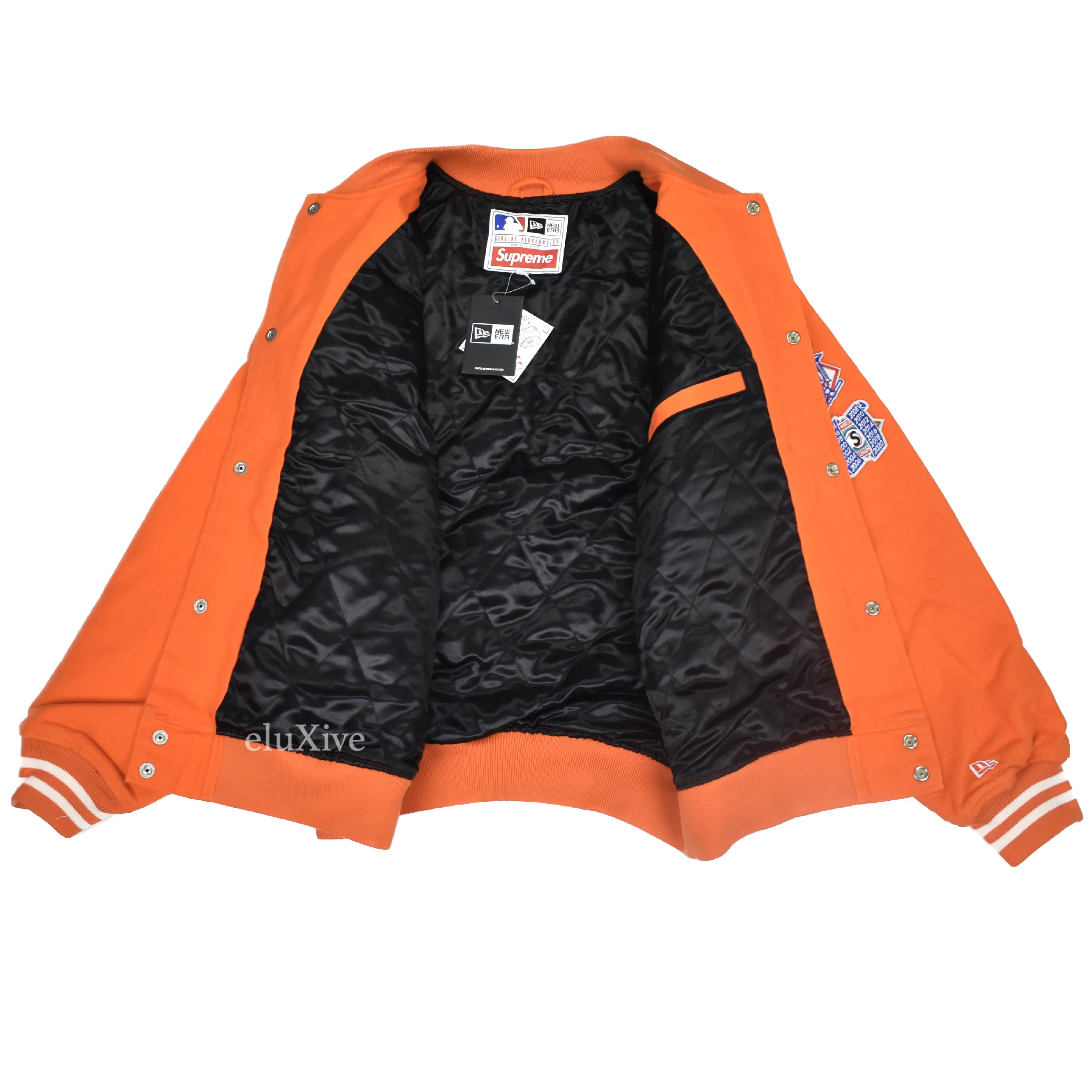 Supreme x New Era - MLB Patch Logo Varsity Jacket