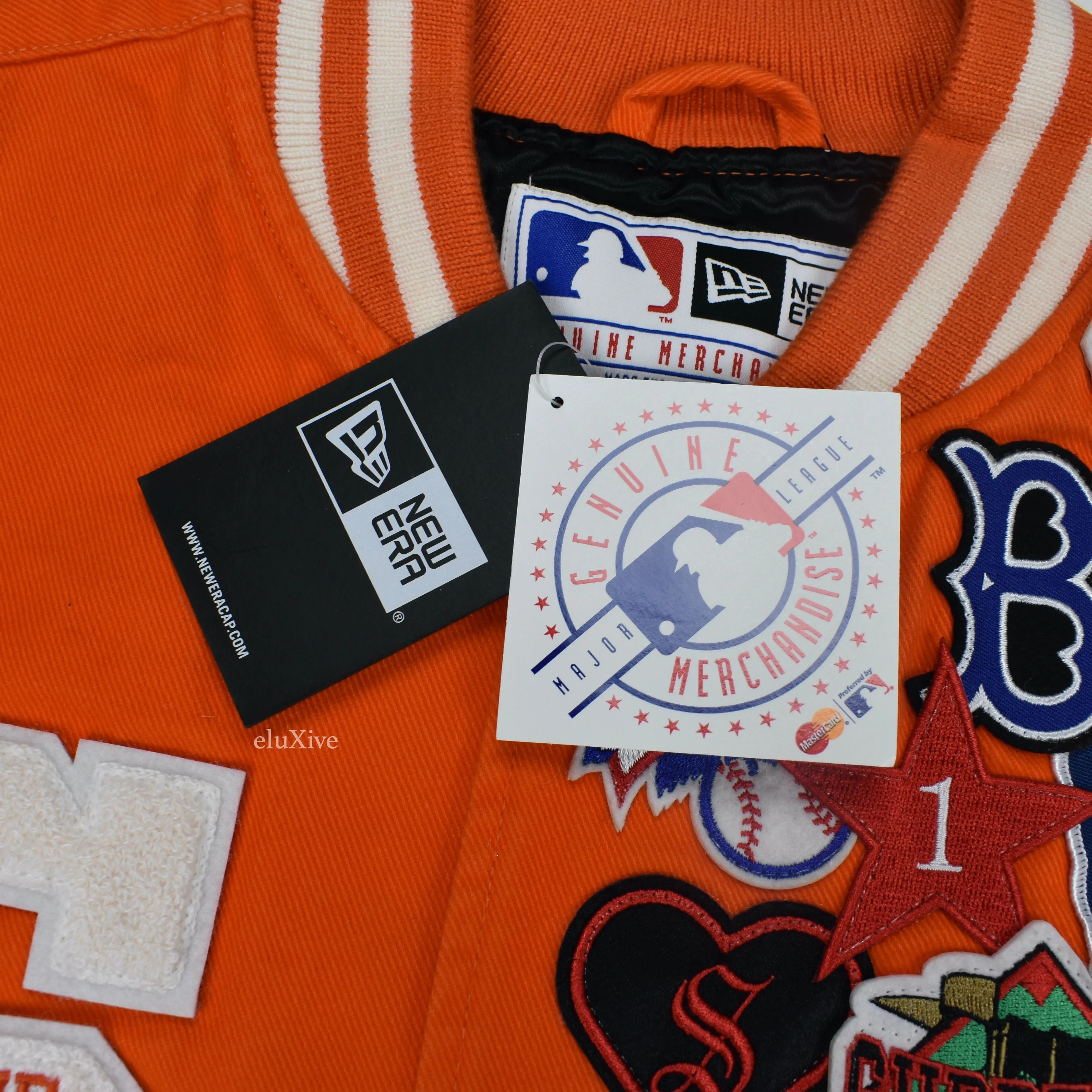 Supreme x New Era - MLB Patch Logo Varsity Jacket
