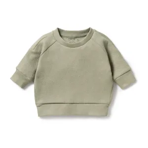 Wilson and Frenchy Organic Quilted Sweat - Oak